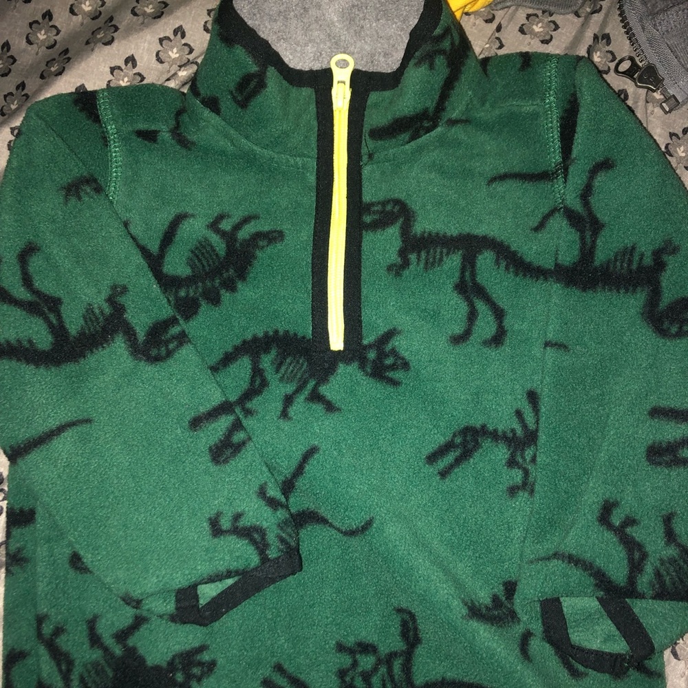 Dinosaur fleece carters